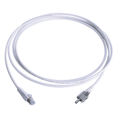 Patch Cord TERA Cat5e 10/100BASE-T, de 2 pares y conector modular, LS0H, Color Negro, 1 metro