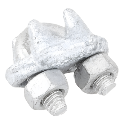 Nudo/ Perro/ Abrazadera Acero Forjado para Cable de 1/4" Galv. por Inmersión en Caliente. - Imagen 5
