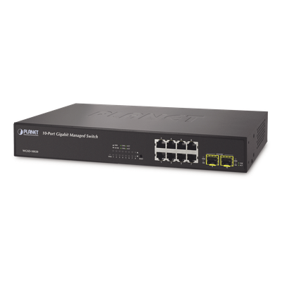 Switch administrable L2+ 8 puertos 10/100/1000T + 2 100/1000X SFP