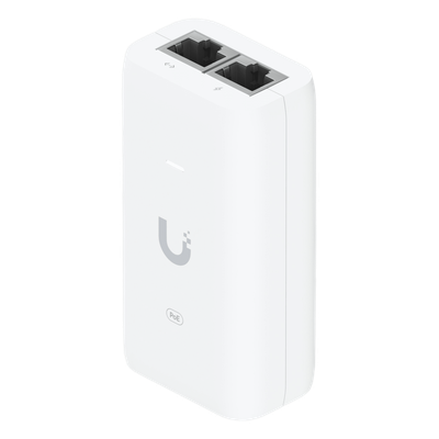 Inyector / Adaptador POE UniFi U-POE (48 VDC, 0.32 A hasta 15W) puerto Gigabit, ideal para equipos UniFi, incluye cable AC - Imagen 3