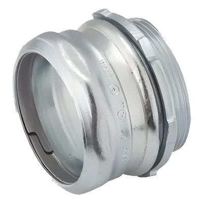 Conector de Compresión de Acero Galvanizado para Pared Delgada de 2".