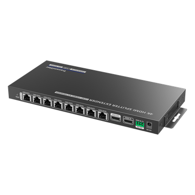 Kit Divisor y Extensor HDMI / Divide 1 Fuente HDMI a 8 Pantallas / Extiende la señal HDMI hasta 70 m / Resolución 4K @ 60 Hz/ Cat 6/6a/7 / IPCOLOR / CERO LATENCIA / Uso 24/7 / Puerto S/PDIF / EDID / RS232 / Salida Loop / Alimente solo el Tx - Imagen 5