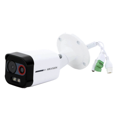 Cámara Bala IP Térmica y Óptica Biespectral / Análisis de Video (VCA) para Protección Perimetral / Clasifica Vehículo y Humano / Térmica 96 x 72 / Óptica 4 MP ColorVu / IP67 / micro SD de 256 GB/ PoE - Imagen 5
