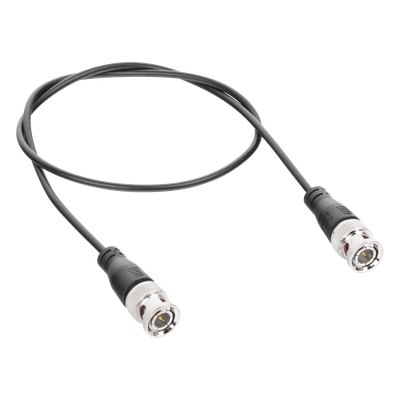 Cable Coaxial Armado con Conector BNC (Video) / Longitud de 2.2 Metros (7.22 Pies) / Optimizado para Cámaras 4K / Uso en Interior