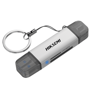 Lector de Tarjetas 2 en 1 / Conector Dual USB-A y USB-C / Soporta SD y Micro SD / 5 Gbps / Aleación de Aluminio - Imagen 4