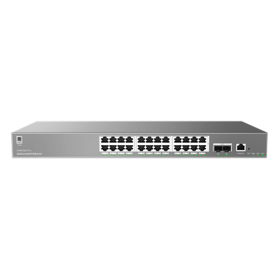 Switch Empresarial Administrable Capa 2++ / Serie GWN7800 Pro / 24 Puertos Gigabit Ethernet / 2 SFP+ / Switching 88 Gbps / VLAN 4K / QoS Avanzado / GDMS Cloud - Imagen 3