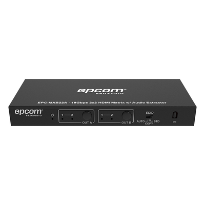 Matricial HDMI | 2x2 | 4K2K@60Hz | HDR | YCbCr 4:4:4 | EDID Auto | Extractor de Audio | Salida de audio análoga y digitalizados | HDCP 2.2 | 18 Gbps - Imagen 3