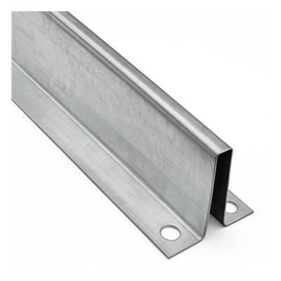 Soporte de Refuerzo para Puerta de Garaje / Acero Calibre 22 / Galvanizado / 18 Pies (59 Pies)