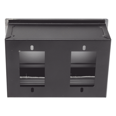 Caja Universal Vacía de 2 Módulos para Instalación en Escritorio (Voz, Datos, Video, Contactos Eléctricos), (No Incluye Accesorios) - Imagen 10