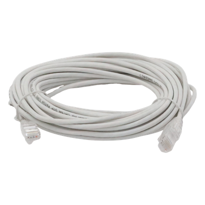 Cable de Parcheo Slim UTP Cat6A - 10 Metros (32.81 Pies) Blanco, Diámetro Reducido (28 AWG) - Imagen 4