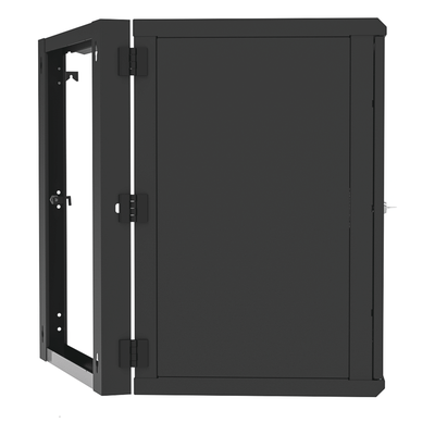 Gabinete Abatible de Pared (Con Marco Trasero) con Rack 19" de 16 Unidades. Ventana de Cristal Templado. - Imagen 5