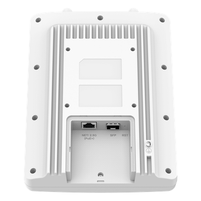 Punto de Acceso / Wi-Fi 7 / 3.6 Gbps / Largo Alcance 350 metros / IP66 / MIMO 2x2:2 / 256 Clientes / PoE+ / Puerto 2.5G y SFP 2.5G / MLO / 4096-QAM - Imagen 4