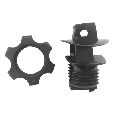 Aislador de Paso para Varilla 6-14 mm / Rosca Uso Rudo / Resina Virgen / Proteccion UV / Cercas Electrificadas - Imagen 3