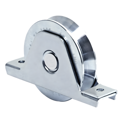 336V - Rueda de 12 cm / Capacidad Para Puertas de Hasta 400 kg / Canal Tipo "V"
