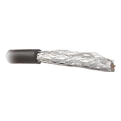 Cable con Blindaje de Cinta de Poliéster Aluminizado y 40% de Malla de Aluminio 95%, Aislante de Polietileno Espumado. Bobina de 500 Metros (1640 Pies) / Intemperie