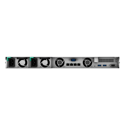 NAS RackStation RS1619xs+ | 4 Bahías | CPU Intel Xeon D-1527 Quad-Core | 8 GB DDR4 ECC (Ampliable a 64 GB) | 2 Ranuras M.2 NVMe/SATA | 4 Puertos LAN 1GbE | Soporte 10GbE Opcional | Escalable hasta 16 Bahías. - Imagen 8