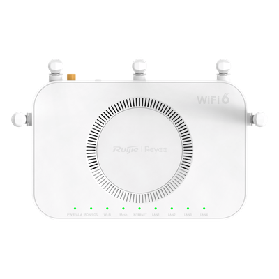 Router ONU GPON/EPON Wi-Fi 6 / 3000 Mbps (2.4 GHz + 5 GHz) / Puerto PON SC/UPC / 4 Puertos Gigabit LAN/WAN / Puerto USB 2.0 / 5 Antenas Externas / Mesh / 192 Clientes - Imagen 4