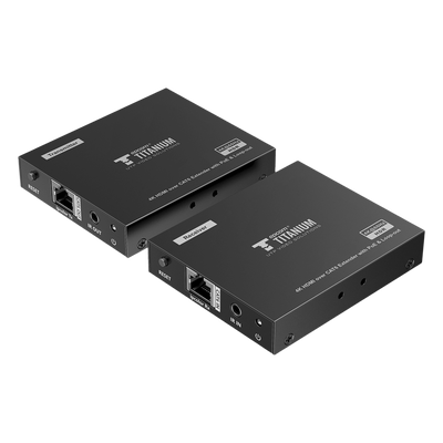Kit Extensor HDMI para distancias de 70 metros / Resolución 4K x 2K@ 60 Hz/ Cat 6, 6a y 7 / IPCOLOR / CERO LATENCIA / SIN COMPRIMIR / Salida Loop / Control IR  / Salida de audio de 3.5mm / PoC