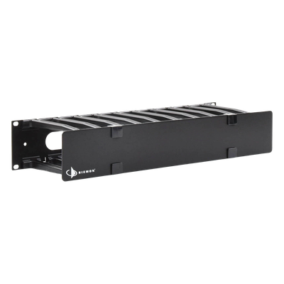 Organizador de Cable Horizontal RouteIT, Sencillo, Para Rack de 19in, 6in de profundidad, 2UR - Imagen 4
