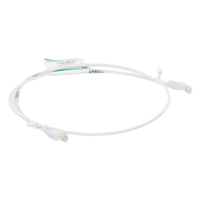 Cable de Parcheo TX6, UTP Cat6, Diámetro Reducido (28AWG), Color Blanco Mate, 2 ft. - Imagen 6