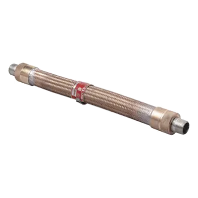 Cople Flexible con Trenzado de Bronce de 1/2" x 18".