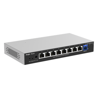 e-Lighten ONU / Switch Hibrido, Capa 2 con un Puerto PON 1G SC/UPC y 8 Puertos Ethernet 1G hasta 100 Clientes - Imagen 3