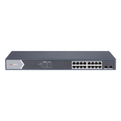 Switch Gigabit PoE+ / Administrable / 16 Puertos 1000 Mbps PoE+ / 2 Puertos SFP / Configuración Nube desde Hik-ParnerPro / PoE hasta 300 Metros / 225 Watts - Imagen 5