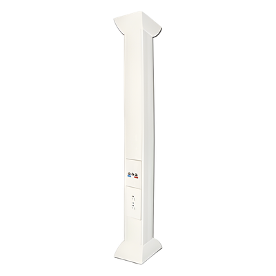 Pole Blanco de 3 Metros (9.84 Pies) para Instalaciones Eléctricas, Voz y Datos, No Incluye Accesorios, Se Venden por Separado los Modelos TEK100DUPLEX (Accesorios de Fijación y Contacto Duplex) y TEK100UNI (Soporte y Tapa Universal) (13000-01000)