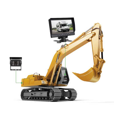 Sistema Profesional de Cámara de Reversa y Monitor Alámbrico para Vehículos de Trabajo y Montacargas - Imagen 11