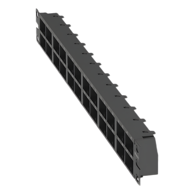 Panel de Parcheo Modular Mini-Com (Sin Conectores), Plano, Sin Blindaje, Alta Densidad, Números Pre-impresos, de 48 Puertos, 1 UR - Imagen 4
