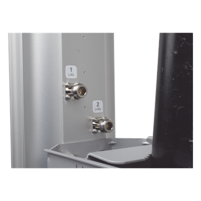 Antena Sectorial MIMO 4X4 de 45 º, 4.9 - 6.4 GHz, IP55, Ganancia de 22 dBi, 4 Conectores N-hembra, Montaje y Jumper tipo N incluido. - Imagen 7