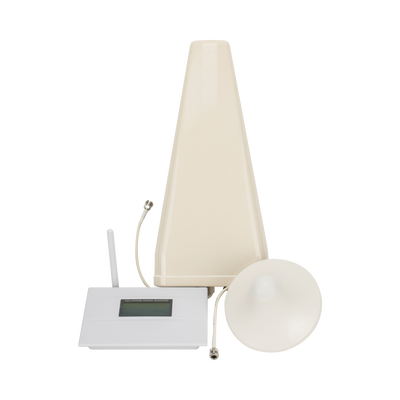 Kit Amplificador de Señal Celular DOBLE banda de frecuencia / Mejora las llamadas convencionales / Soporta los datos de las tecnologías 2G y 3G de TELCEL, AT&T y MOVISTAR / Cubre hasta 600 m².