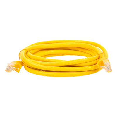 Cable de Parcheo UTP Cat6 - 3.0 Metros (9.84 Pies) - Amarillo - Imagen 4