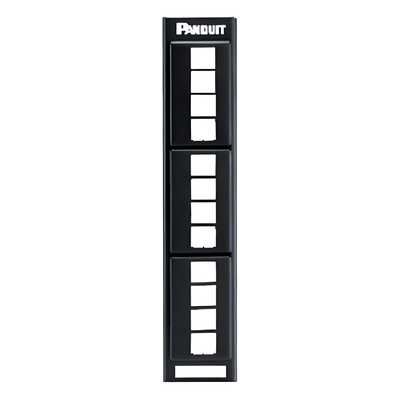 Panel de Parcheo Modular Keystone (Sin Conectores), de Montaje en Pared Usando Accesorio Wb89d, 12 Puertos