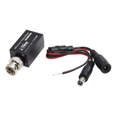 (TRANSCEPTOR) TRANSMISOR DE VIDEO ACTIVO DE LARGO ALCANCE /  400 Metros con RECEPTOR ACTIVO TT4501R / Resolución 2 MP / Compatible con cámaras HD-TVI/CVI/AHD/CVBS / Protección Interconstruida contra sobretensión.