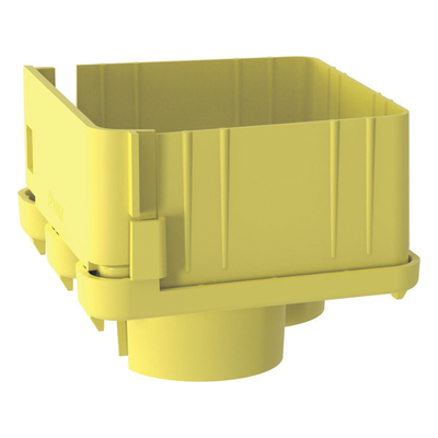 Tapa con 2 Salidas a Tubo de 1.5in (38mm), Para uso con Canaletas 4X4 FiberRunner™, Color Amarillo - Imagen 5