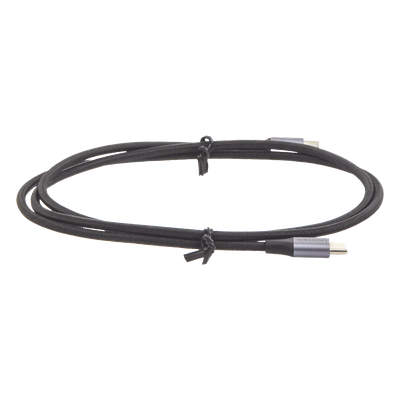 Cable USB-C a USB-C | 1 Metro (3.28 Pies) | Transferencia de Datos de 480 Mbps | Carga Rápida de Hasta 60W | QC 4.0/3.0/2.0 | PD3.0 | FPC | AFC | Protección Integrada | Caja de Aluminio | Nylon Trenzado | Color Negro - Imagen 6