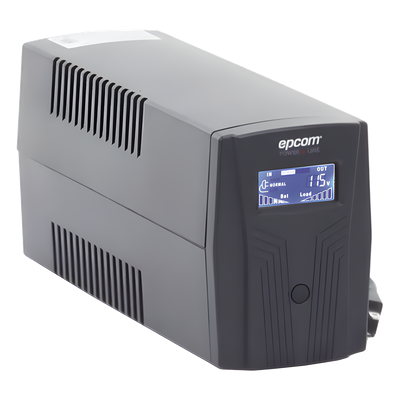 UPS de 600VA/360W / Topología Línea Interactiva / Entrada y Salida 120 Vca / Clavija NEMA 5-15P / 4 Tomas NEMA 5-15R 