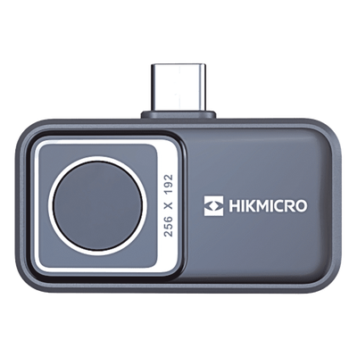 Mini2 V2 - Cámara Termográfica para Smartphone / Resolución IR 256 x 192 (49,152 píxeles) / SuperIR / Rango de -20°C a 400°C / Precisión ±2°C o ±2% / Compatible iOS (Lightning & USB-C) y And