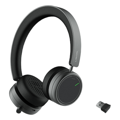 Auricular Inalámbrico LINKVIL DH50-B con Bluetooth 5.4 y Micrófono Retráctil con Cancelación de Ruido - Imagen 3