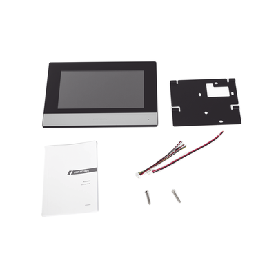 Monitor Hibrido IP WiFi Touch Screen 7" para DS-KIS303P / Vídeo en Vivo / PoE Estándar / Apertura Remota / Llamada Entre Monitores / Audio de dos vías / Policarbonato - Imagen 6