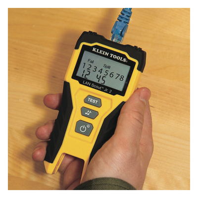 Tester de Cable LAN Scout™ Jr. 2/ Para: Prueba aprobada/ Error de Cableado/ Falla de Circuito Abierto o Cortocircuito/ Par Dividido/ Blindaje. - Imagen 11