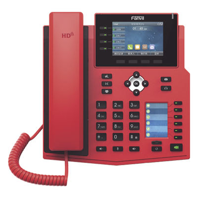 Teléfono IP Empresarial con Estándares Europeos, 16 lineas SIP con pantalla LCD de 3.5" a color, 6 teclas DSS/BLF, puertos Gigabit, IPv6, Opus y conferencia de 3 vías, PoE/DC (incluye fuente). - Imagen 6