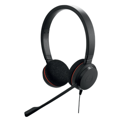 Jabra Evolve 20 DUO con conexión USB C/A, Micrófono con Cancelación de Ruido de Ultima Generación, Configuración Plug and Play (4999-829-269) - Imagen 3