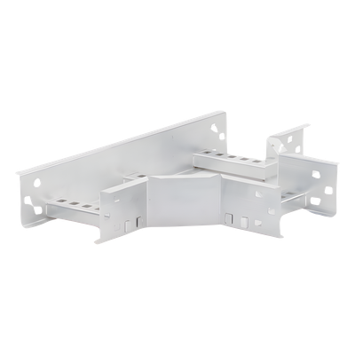 Derivación "T" Horizontal de Aluminio Perfil Z / Peralte 3 1/4" / Ancho 6"/ Radio 8" / Incluye Tornillería (CHTHEZ314R8X6AK) - Imagen 4