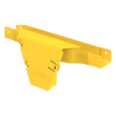 Accesorio en T con Conexión Horizontal y Bajada Vertical a 90º, Para Canaletas FiberRunner™ 2x2, Color Amarillo - Imagen 4