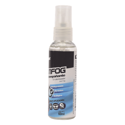 Antiempañante, ideal para eliminar problemas de empañamiento en googlees, mascaras, cascos, lentes, bote 60 ml - Imagen 4