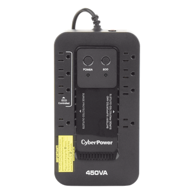 UPS de 450 VA/260 W, Topología Standby con Modo Ahorrador ECO, Entrada 120 Vca NEMA 5-15P, Con 8 Tomas NEMA 5-15R - Imagen 5