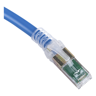 Patch Cord Z-MAX Cat6A UTP, CM, 2.13 Metros (7 Pies), Color Azul, Versión Bulk (Sin Empaque Individual) - Imagen 3