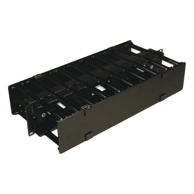 Organizador de Cable Horizontal RouteIT, Doble, Para Rack de 19in, 6in de profundidad, 2UR